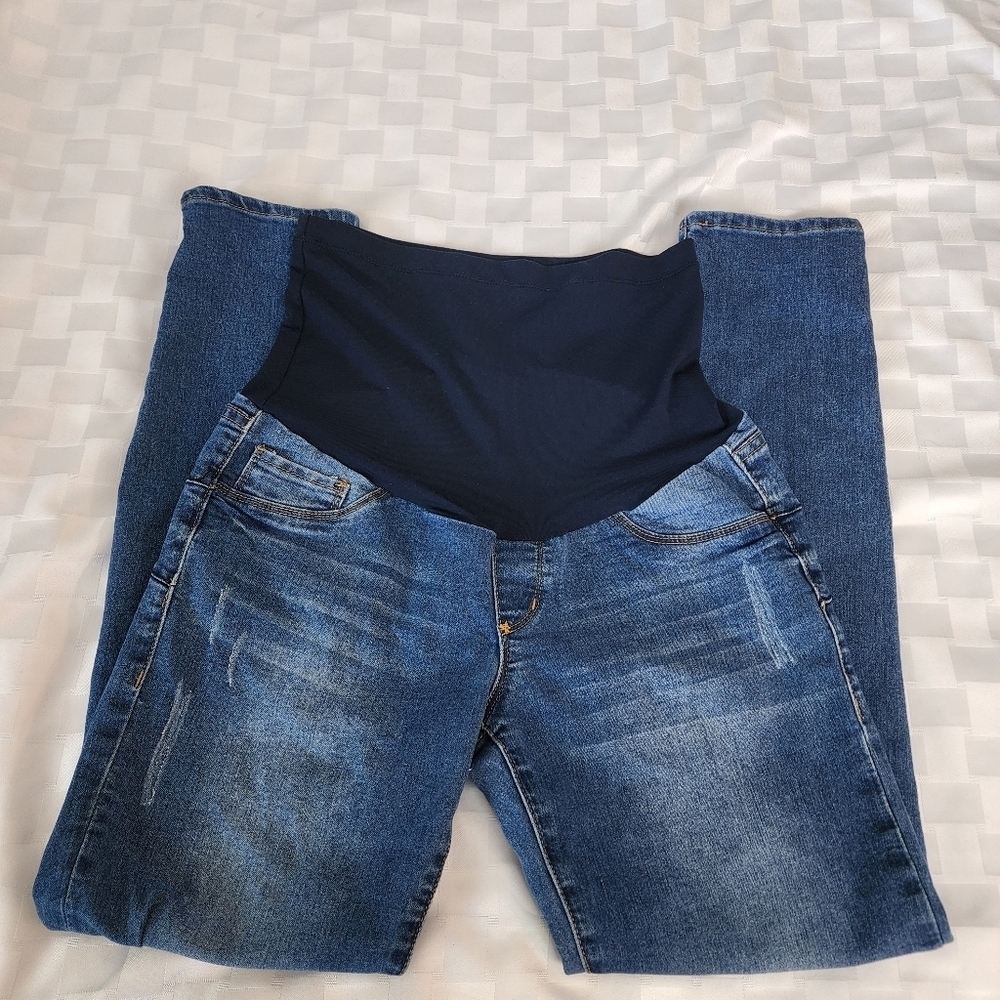 S.O.N.G. Maternity Skinny  Dark Wash  Jeans Size M